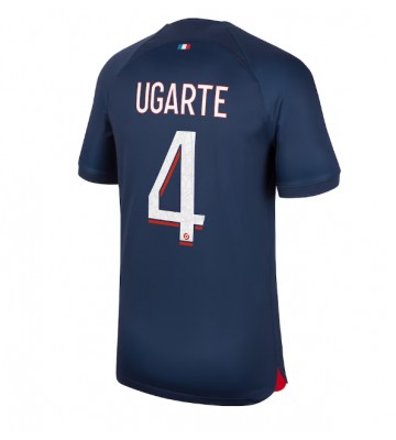 Maillot de foot Paris Saint-Germain Manuel Ugarte #4 Domicile 2023-24 Manches Courte